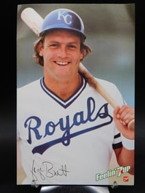 George Brett 7UP Promotional Poster
