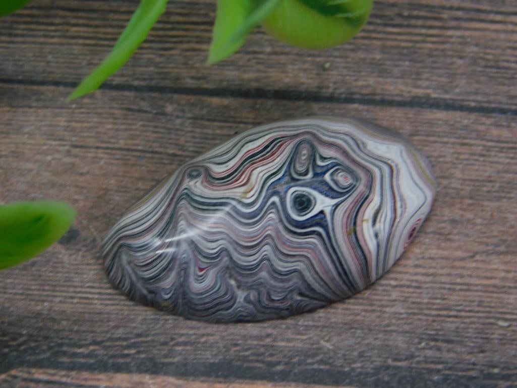 FORDITE MOTOR CITY AGATE CABOCHON ROCK STONE LAPIDARY SPECIMEN: FORDITE MOTOR CITY AGATE CABOCHON ROCK STONE LAPIDARY SPECIMEN
