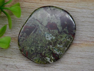 DRAGONS BLOODSTONE PALM STONE