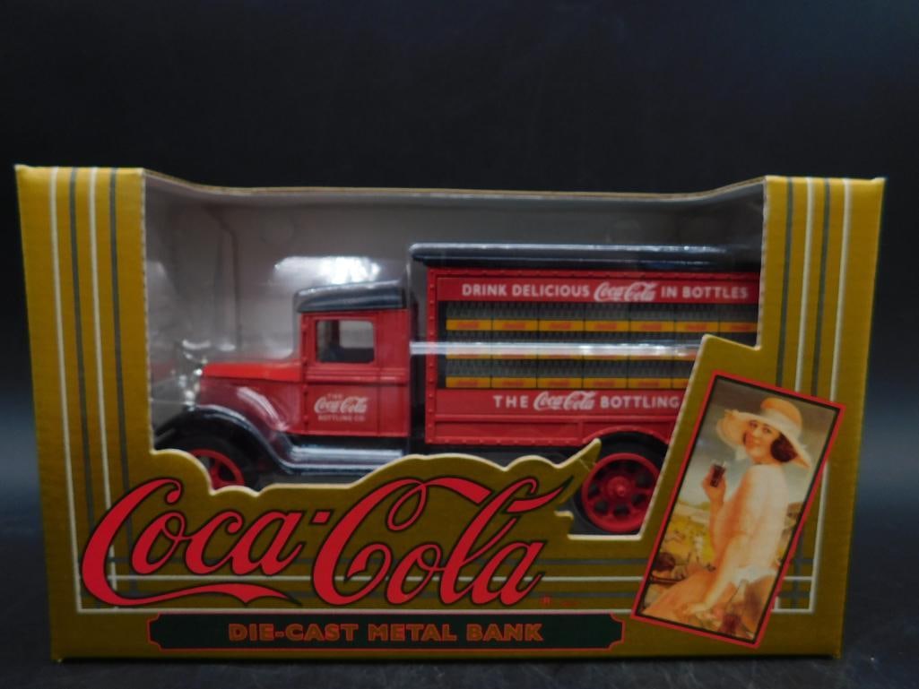 COCA-COLA DIE CAST METAL BANK: COCA-COLA DIE CAST METAL BANK