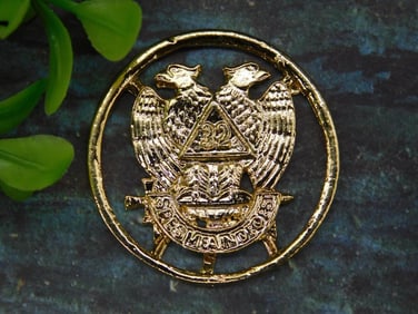 CUT COIN COLLECTIBLE VINTAGE ANTIQUE