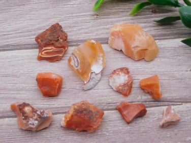 MEXICAN FIRE AGATE ROCK STONE LAPIDARY SPECIMEN