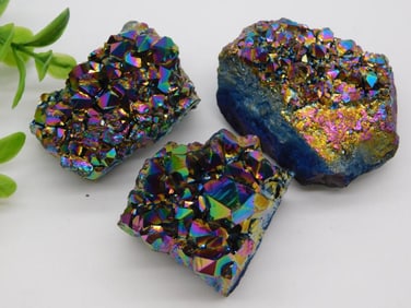 TITANIUM AMETHYST ROCK STONE LAPIDARY SPECIMEN