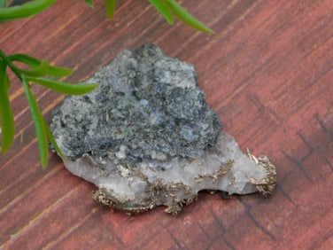 SILVER ON MIXED MINERAL SPECIMEN