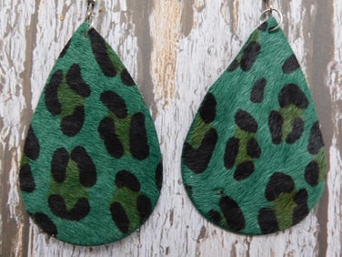 LEOPARD PRINT EARRINGS