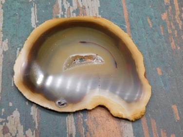 AGATE SLICE ROCK STONE LAPIDARY SPECIMEN
