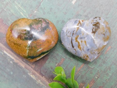 STONE HEARTS ROCK STONE LAPIDARY SPECIMEN