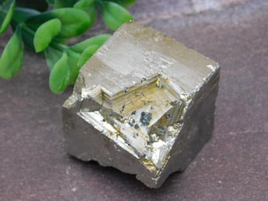 NATURAL FORMATION SPANISH PYRITE CUBE ROCK STONE LAPIDARY SPECIMEN