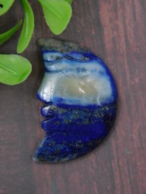Lapis Lazuli Crescent-Shaped Specimen, 10 Grams ROCK STONE LAPIDARY SPECIMEN
