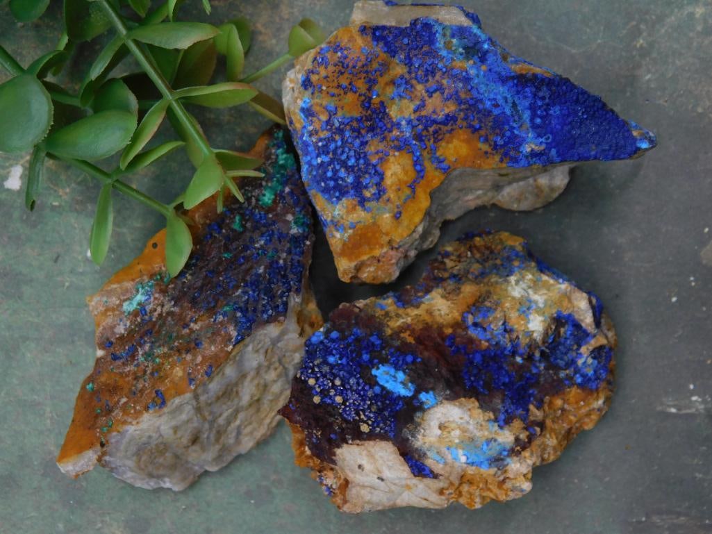 Azurite ROCK STONE LAPIDARY SPECIMEN: Azurite ROCK STONE LAPIDARY SPECIMEN