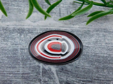 FORDITE MOTOR CITY AGATE CABOCHON ROCK STONE LAPIDARY SPECIMEN