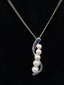 COSTUME JEWELRY PEARL NECKLACE ROCK STONE LAPIDARY SPECIMEN