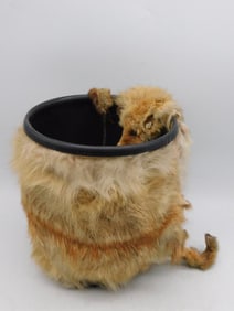 Animal Fur Decorative Container
