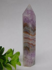 Amethyst Crazy Lace Tower Obelisk Rock Stone Lapidary Specimen