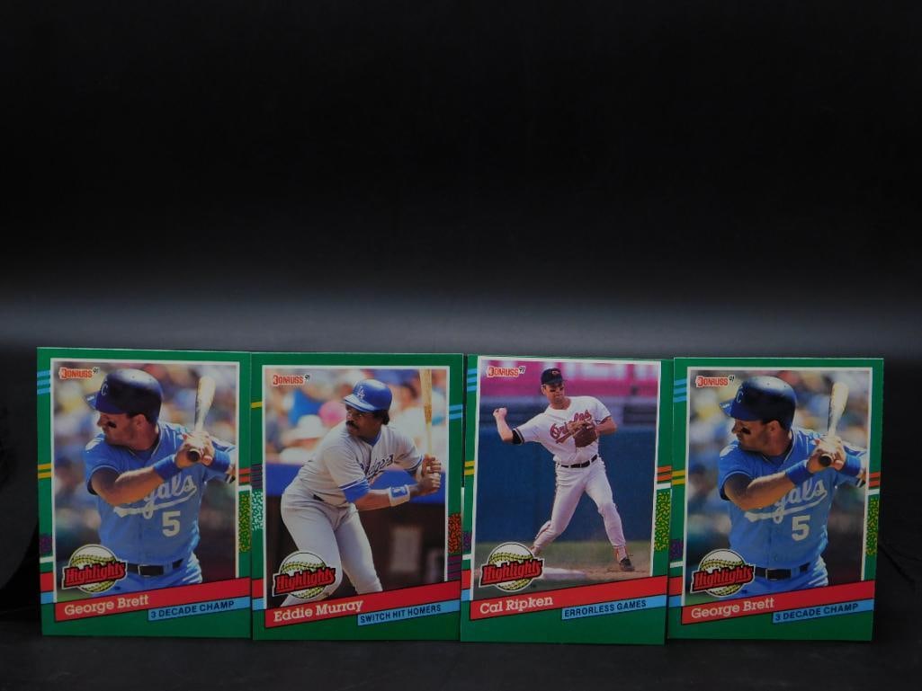 4 1992 Donruss Diamond Kings Baseball Cards (1 of 2)