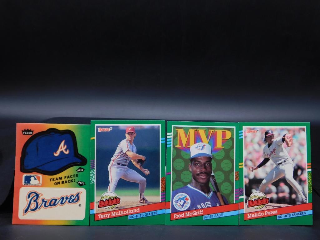 1990s Atlanta Braves Baseball Card Lot (1 of 1)