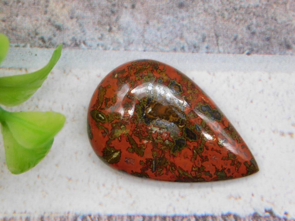 MORROCAN SEAM AGATE CABOCHON ROCK STONE LAPIDARY SPECIMEN: MORROCAN SEAM AGATE CABOCHON ROCK STONE LAPIDARY SPECIMEN