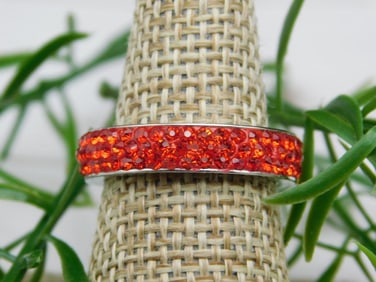 GENUINE STONE RING SIZE 6