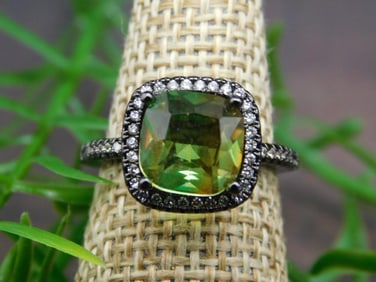 GENUINE STONE RING SIZE 6