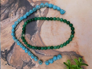 STONE BEADS ROCK STONE LAPIDARY SPECIMEN