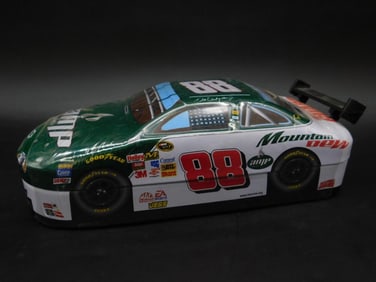 Collectible No. 88 Mountain Dew NASCAR Tin Box