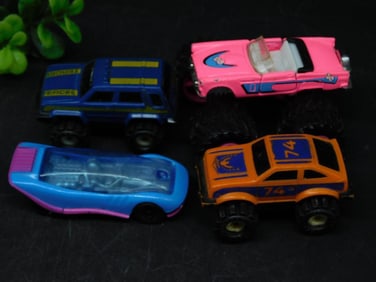 Vintage Die-Cast and Plastic Toy Cars Collection