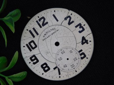 Hamilton Railway Special Pocket Watch Dial WATCHMAKER WATCHMAKING TOOLS