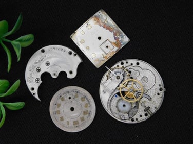 Antique Elgin National Watch Co. Movement Parts WATCHMAKER WATCHMAKING TOOLS