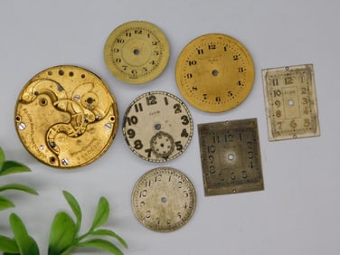 Vintage Watch Movements and Dials WATCHMAKER WATCHMAKING TOOLS