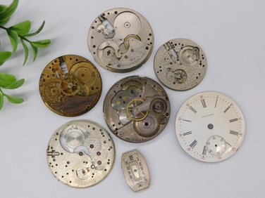 Vintage Pocket Watch Movement Parts WATCHMAKER WATCHMAKING TOOLS