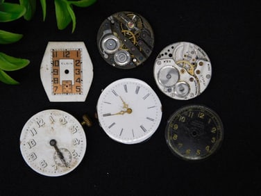 Vintage and Antique Watch Movements and Dials WATCHMAKER WATCHMAKING TOOLS