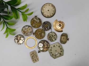 Vintage Watch Movements and Parts WATCHMAKER WATCHMAKING TOOLS