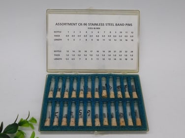 Assortment CK-96 Stainless Steel Band Pins WATCHMAKER WATCHMAKING TOOL