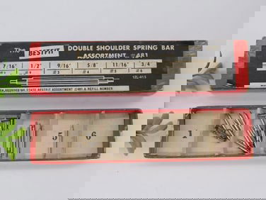 Bestfit Double Shoulder Spring Bar Assortment #481 WATCHMAKER WATCHMAKING TOOL