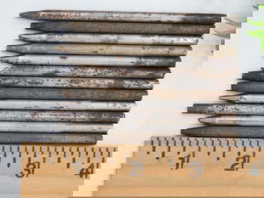 Eleven Vintage Steel Punches WATCHMAKER WATCHMAKING TOOLS