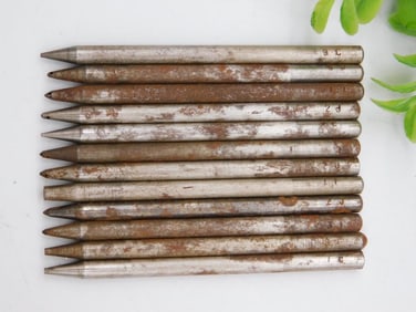 11 Metal Punch Tools with Markings WATCHMAKER WATCHMAKING TOOLS