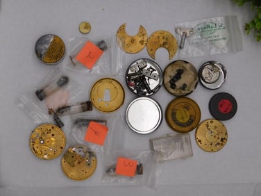 Vintage Watch Parts and Movements WATCHMAKER WATCHMAKING TOOLS