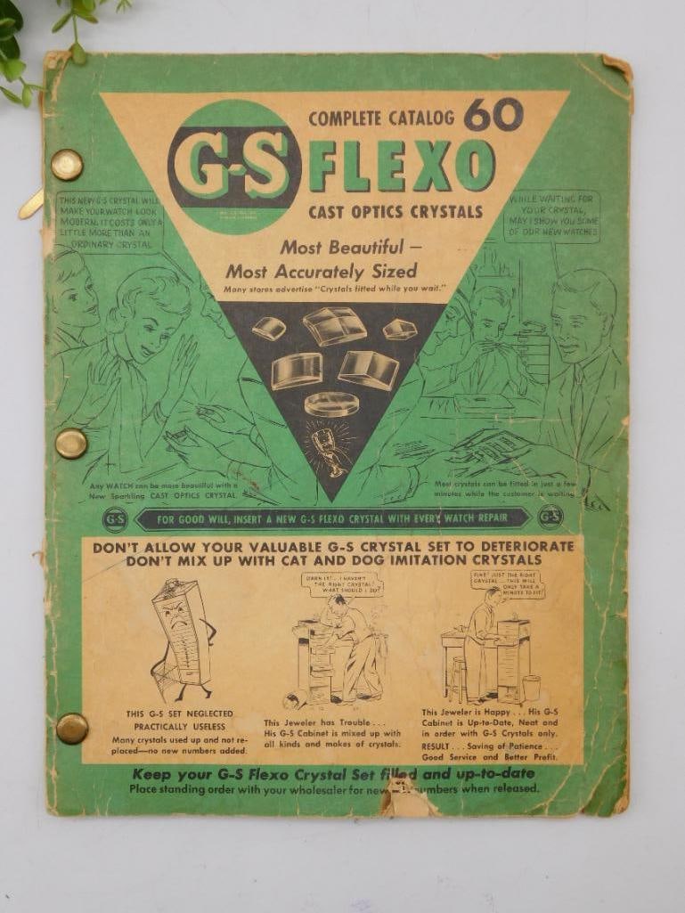 G-S Flexo Crystals Complete Catalog ?60 WATCHMAKER WATCHMAKING TOOLS: G-S Flexo Crystals Complete Catalog ?60 WATCHMAKER WATCHMAKING TOOLS