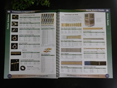 Jules Borel & Co. Horological Products Catalog Book WATCHMAKER WATCHMAKING TOOLS