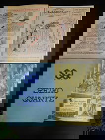 Vintage Watch and Clock Pamphlets