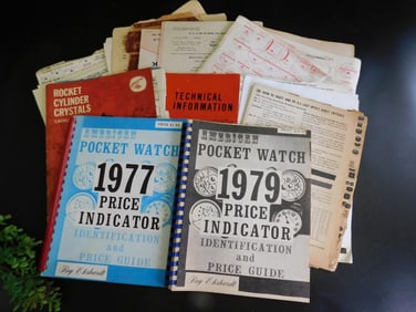 Vintage Watch Guide and Technical Document Lot