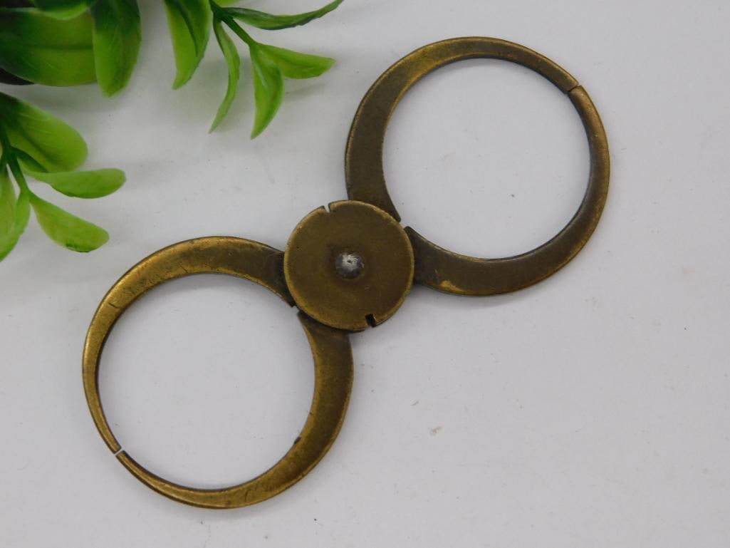 Antique Folding Brass Double Calipers WATCHMAKER WATCHMAKING TOOLS: Antique Folding Brass Double Calipers WATCHMAKER WATCHMAKING TOOLS