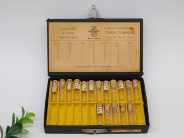 Vintage Timing Washers in Original Box WATCHMAKER WATCHMAKING TOOLS