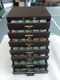 Flexo Crystal Cabinet With Envelope Inserts WATCHMAKING WATCHMAKER TOOLS