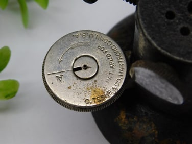 Antique Cast Iron Gas Valve Apparatus by Taplin & Co. WATCHMAKER WATCHMAKING TOOLS