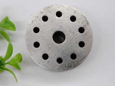Round Steel Disc With Multiple Holes and Central Opening WATCHMAKER WATCHMAKING TOOLS