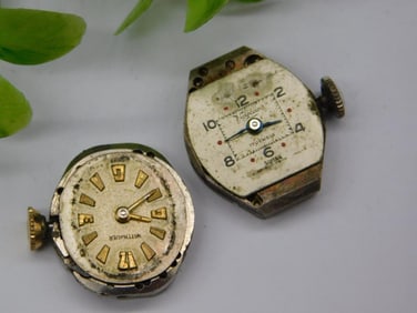 Vintage Watch Movements: Wittnauer and Vulcain Swiss Pieces WATCHMAKER WATCHMAKING TOOLS