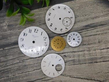 Vintage Watch Faces in Mixed Sizes WATCHMAKER WATCHMAKING TOOLS