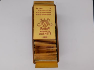Vintage Borel Waterproof Gaskets in Original Box WATCHMAKER WATCHMAKING TOOLS