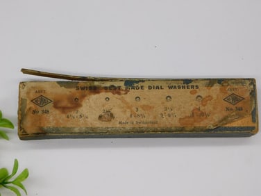 Vintage Swiss Bezels Watch Dial Washer Set No. 348